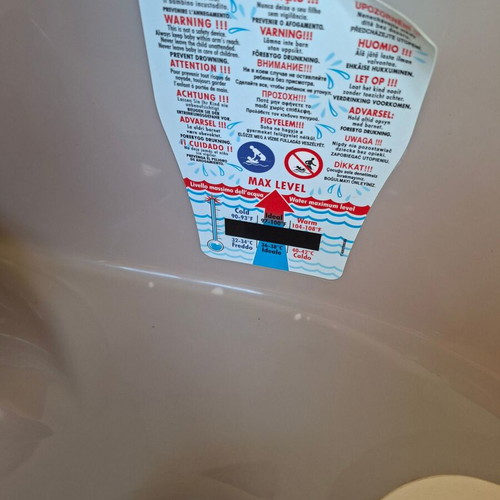 Ok Baby Onda Evolution Grey Baby Bath Tub like new