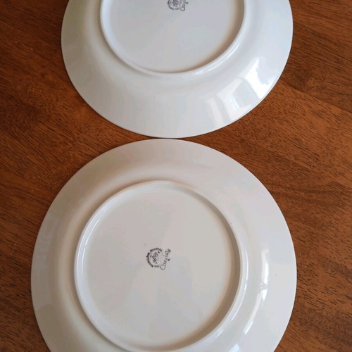 Porcelain vintage Candia plates like new, set of 2 pieces