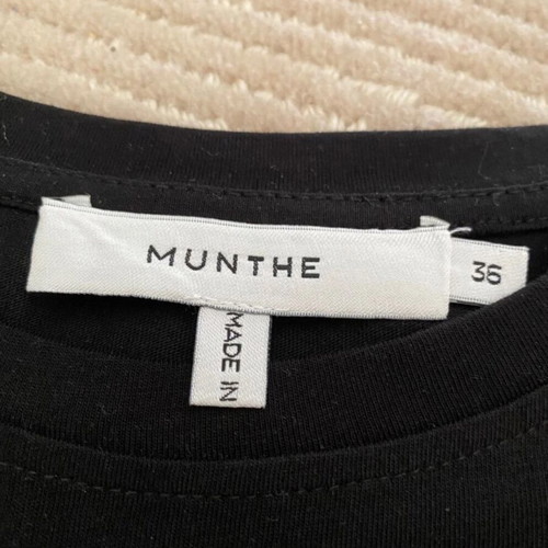MUNTHE short-sleeve t-shirt new, black, size 36