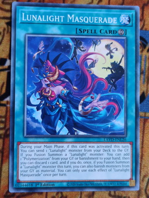 Lunalight Masquerade κάρτα Continuous Spell, Yu-Gi-Oh!