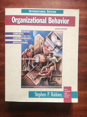 Organizational Behavior 8th Stephen P. Robbins like new educational book