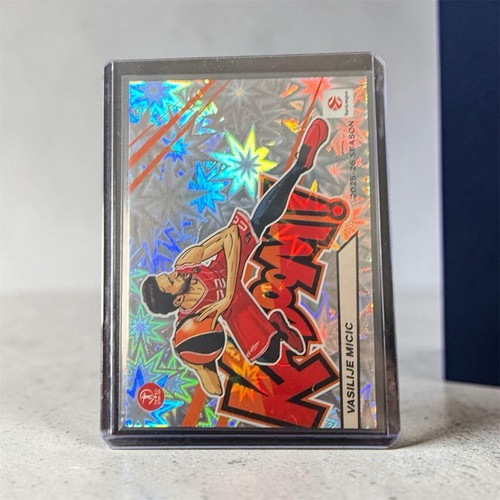 2024-25 Topps EuroLeague Kaboom! Vasilije Micic Silver Holo SSP Insert new