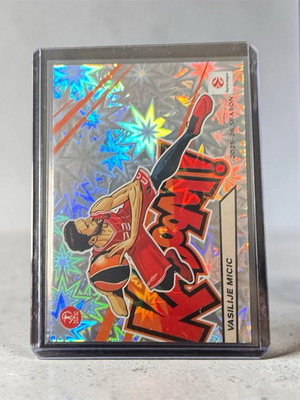 2024-25 Topps EuroLeague Kaboom! Vasilije Micic Silver Holo SSP Insert new