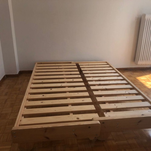 Bed & Sofa 140x200 cm solid pine with Cottonflex mattress like new