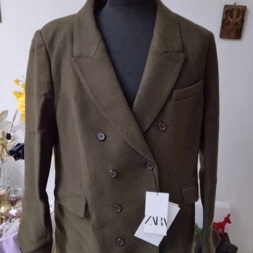 MANTECO, ZARA khaki coat size xxl new
