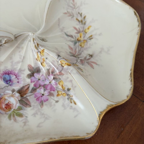 Πιατέλα Limoges Art Nouveau 1900-1920 σαν καινούργια, χειροποίητη ζωγραφική