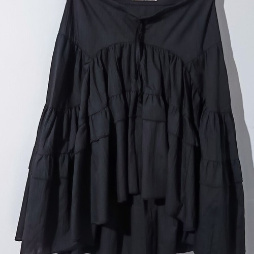 Decibel cotton skirt, black, size S
