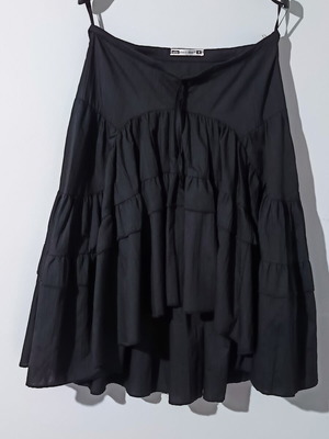 Decibel cotton skirt, black, size S
