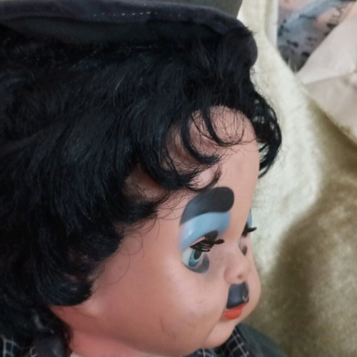 El Greco fabric Charlie doll used, large