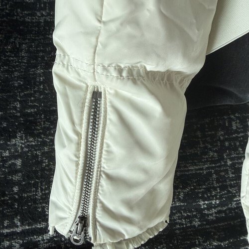 Juicy Couture Vintage Down Puffer Coat, white, size M