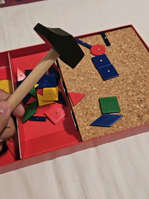 HABA Nail Construction Board Game used
