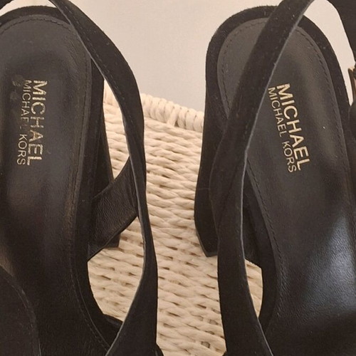 Michael Kors leather sandals like new, size 38, black