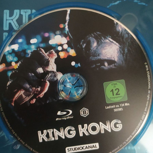 King Kong 1976 Blu Ray new without Greek subtitles