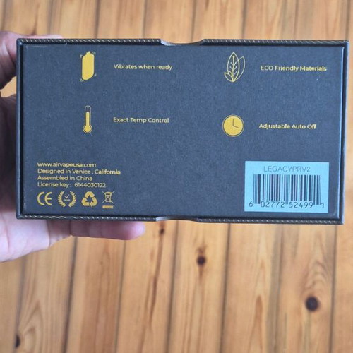 AirVape Legacy Pro 2 vaporizer like new with wireless charging and capsules