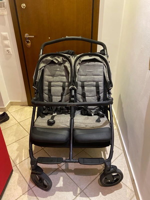 Peg Perego Book for Two stroller used, double for twins