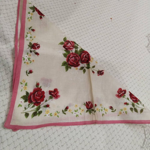 Handkerchiefs set used from personal family collection