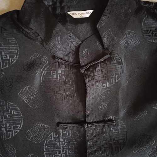 Authentic Chinese Kung Fu Tai Chi Set 100% Pure Silk XL new