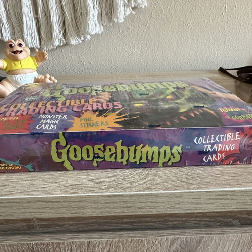 Goosebumps Topps sealed booster box with 36 packs