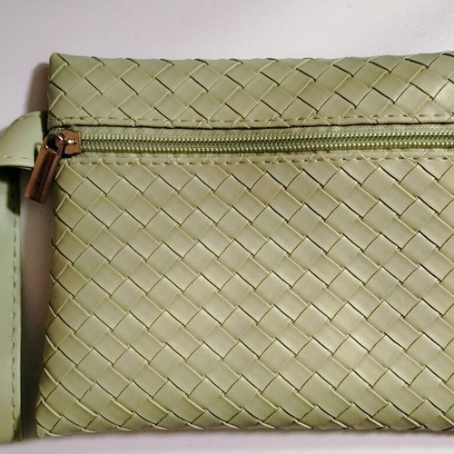 Mint Green Toiletry Bag with 8 Skincare Samples, new