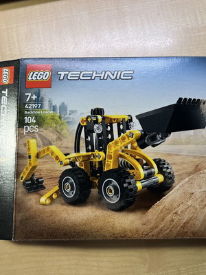 Lego Technic Backhoe Loader 42197 used with box and manual