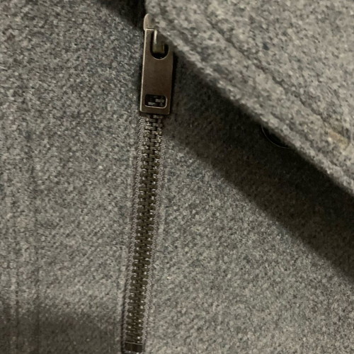 Mango gray mid-length coat with belt like new