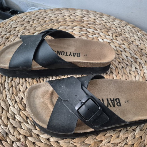 Bayton sandals like new, size 37, black