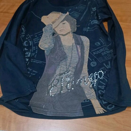 J&d blouse black like new size M