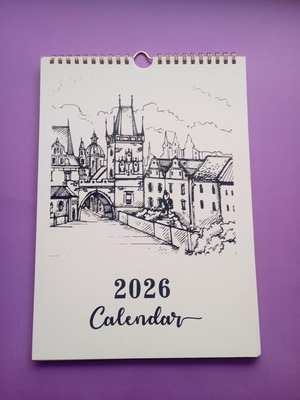 Antistress wall calendar 2026 unused