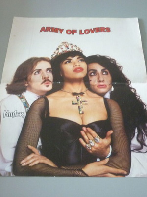 Army of Lovers Moto Cross διπλή συλλεκτική αφίσα μεταχειρισμένη