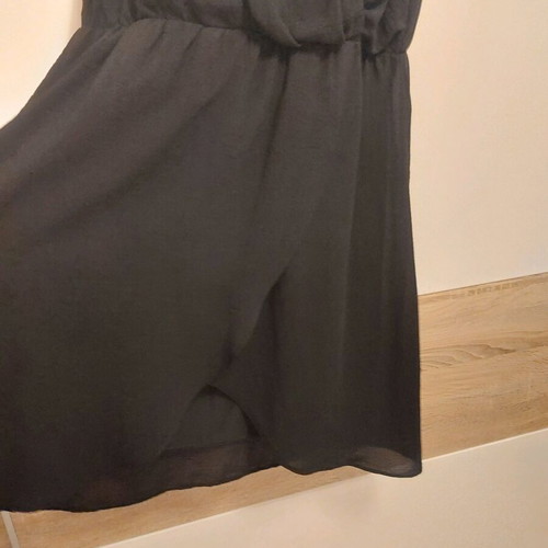 H&M mini dress black like new, with lining, size S