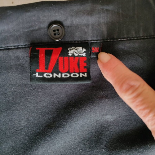 Men's Vintage Duke London Jacket 5XL like new, black