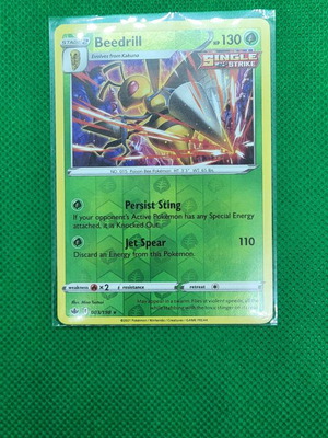 Beedrill 003/198 Holo Rare Reverse Holo Pokemon Chilling Reign σε άριστη κατάσταση