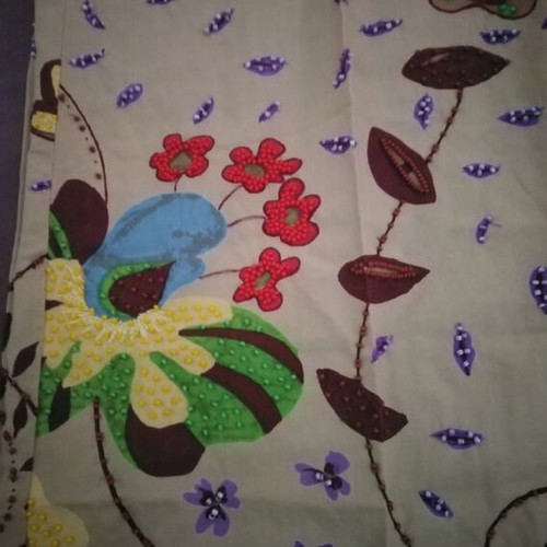 Alberta Ferretti collectible pants like new, hand-embroidered with beads, XL