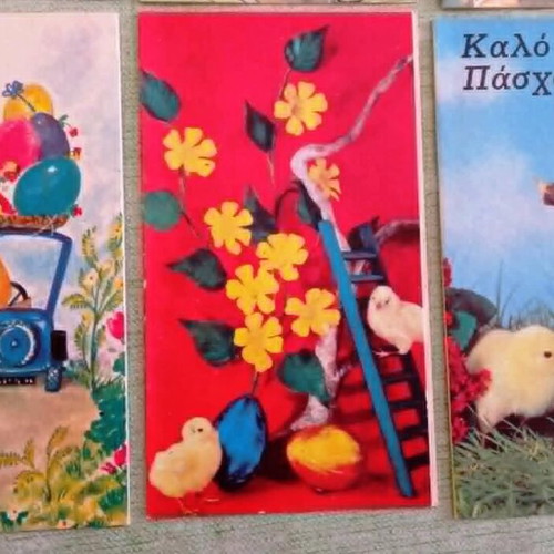 Easter postcards vintage collection of 9, like new