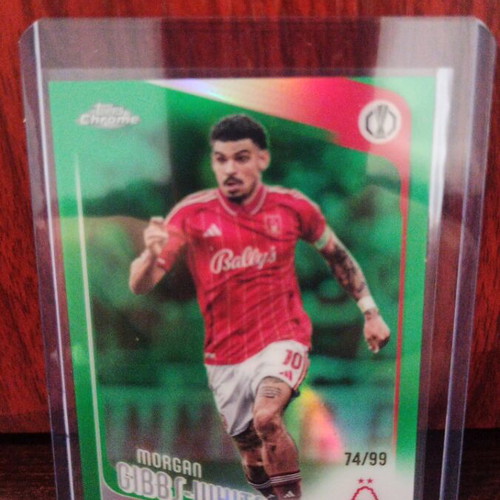 Morgan Gibbs-White Topps Chrome Premier League 2026 card