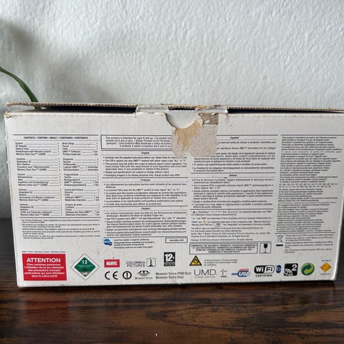 Sony PlayStation Portable PSP-1004 used with original box and accessories