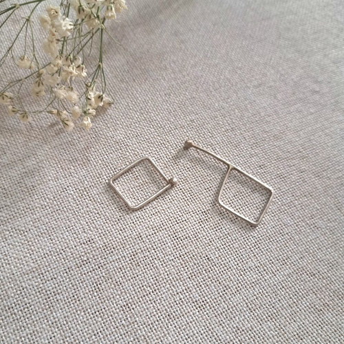 Minimal Handmade Silver Ring Set like new