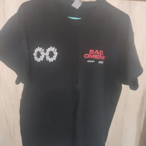 Bad Omens T-shirt, XL size, black