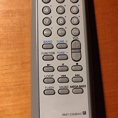 Sony RMT-CS38AD remote control for boombox audio systems new