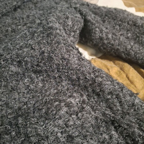 BSB knitted coat like new, dark gray, sizes L-XL