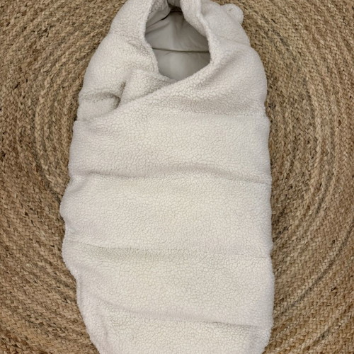 Liewood Orion Baby Sleeping Bag new, cream teddy fabric
