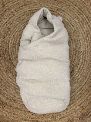 Liewood Orion Baby Sleeping Bag new, cream teddy fabric