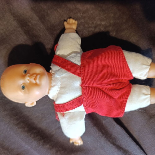 Vintage Toyse Clown Doll 1970s with Retro Toy Gift Set used