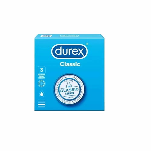 Durex Classic condoms new, pack of 3