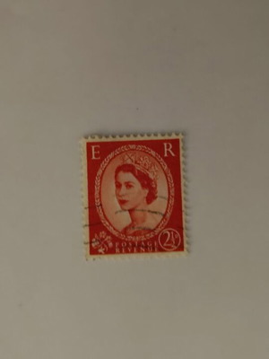 British collectible stamp Elizabeth II 2½d like new