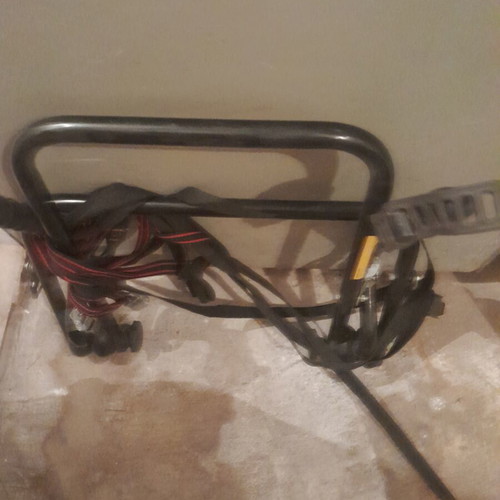 Bike rack for car with rear spare tire