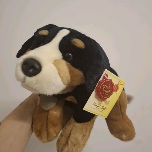 Large Rottweiler Plush Toy by KEEL New with Tags