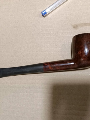 Pipe wood lacquer with bone new