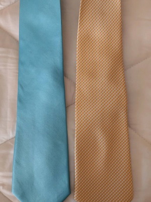 Pagoni De Luxe handmade ties set of 2 like new
