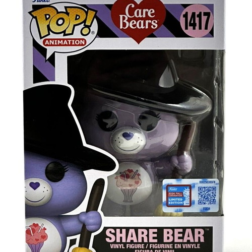 Funko Pop Animation Care Bears Share Bear Witch 1411 NYCC 2024 Exclusive new